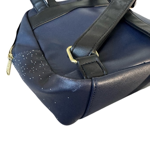 Loungefly Navy Fairy Wishes Do Come True Mini Backpack with Starry Design Disney - Picture 6 of 9